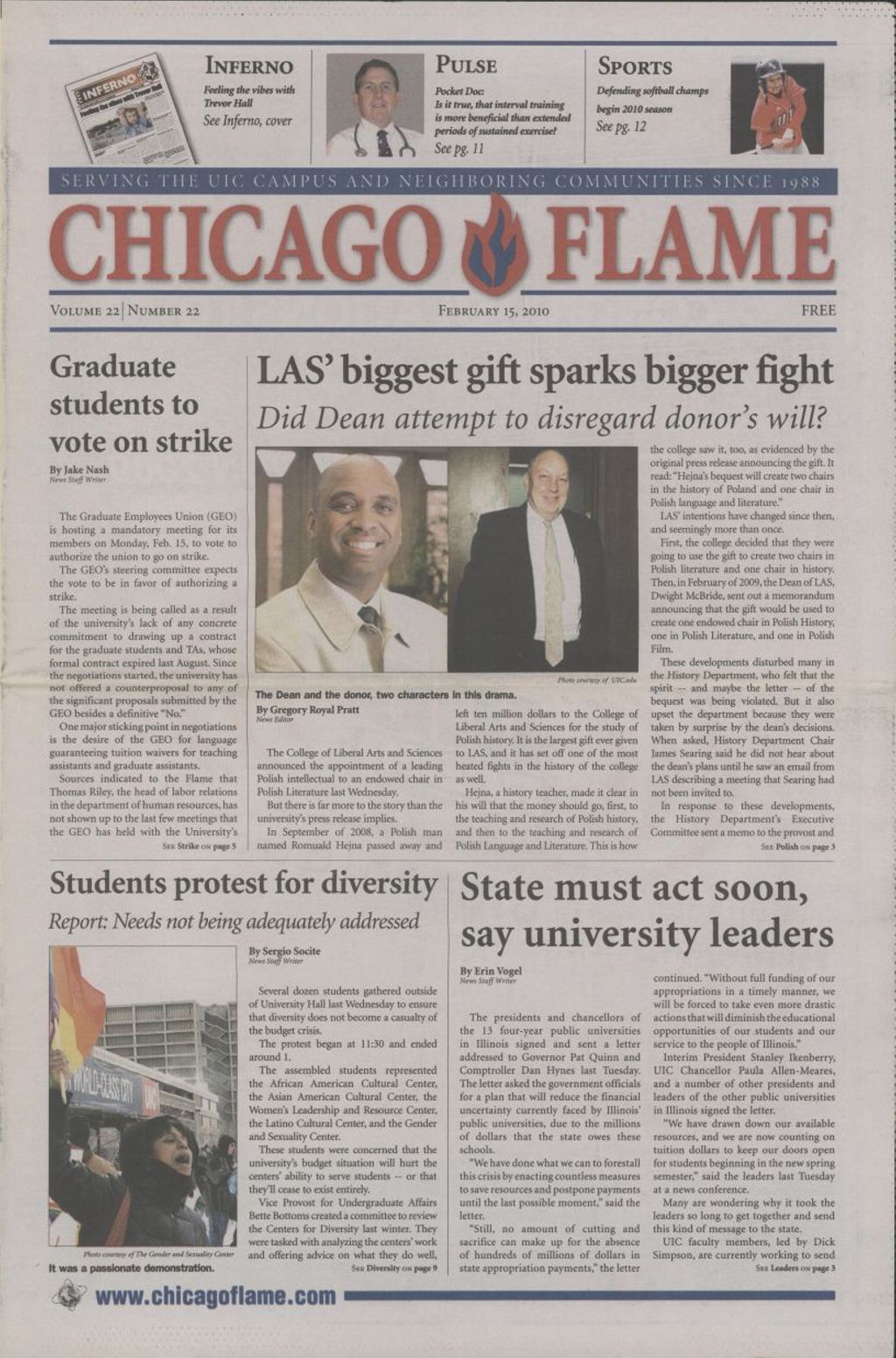 Chicago Flame (February 15, 2010)