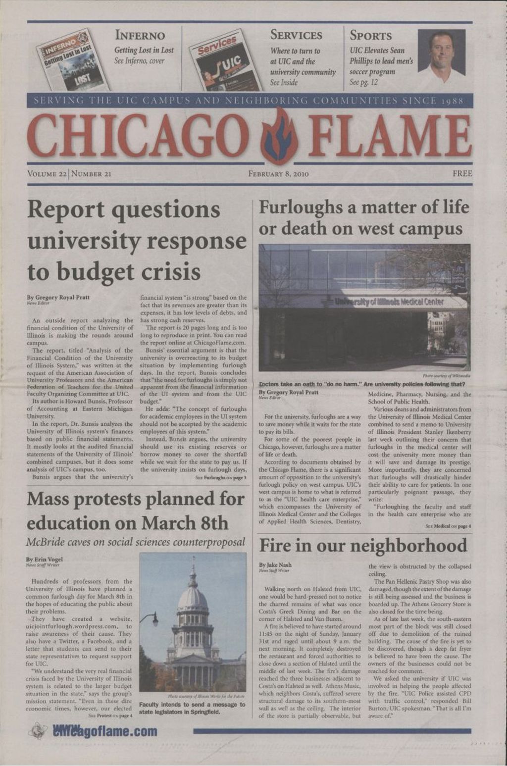 Chicago Flame (February 8, 2010)