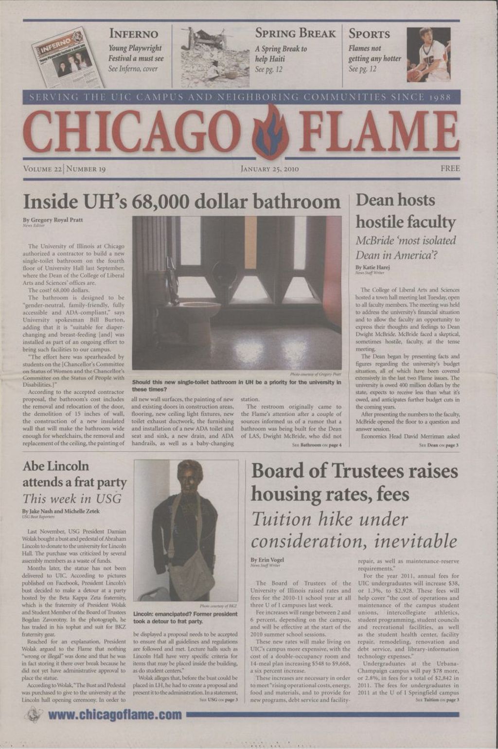 Chicago Flame (January 25, 2010)