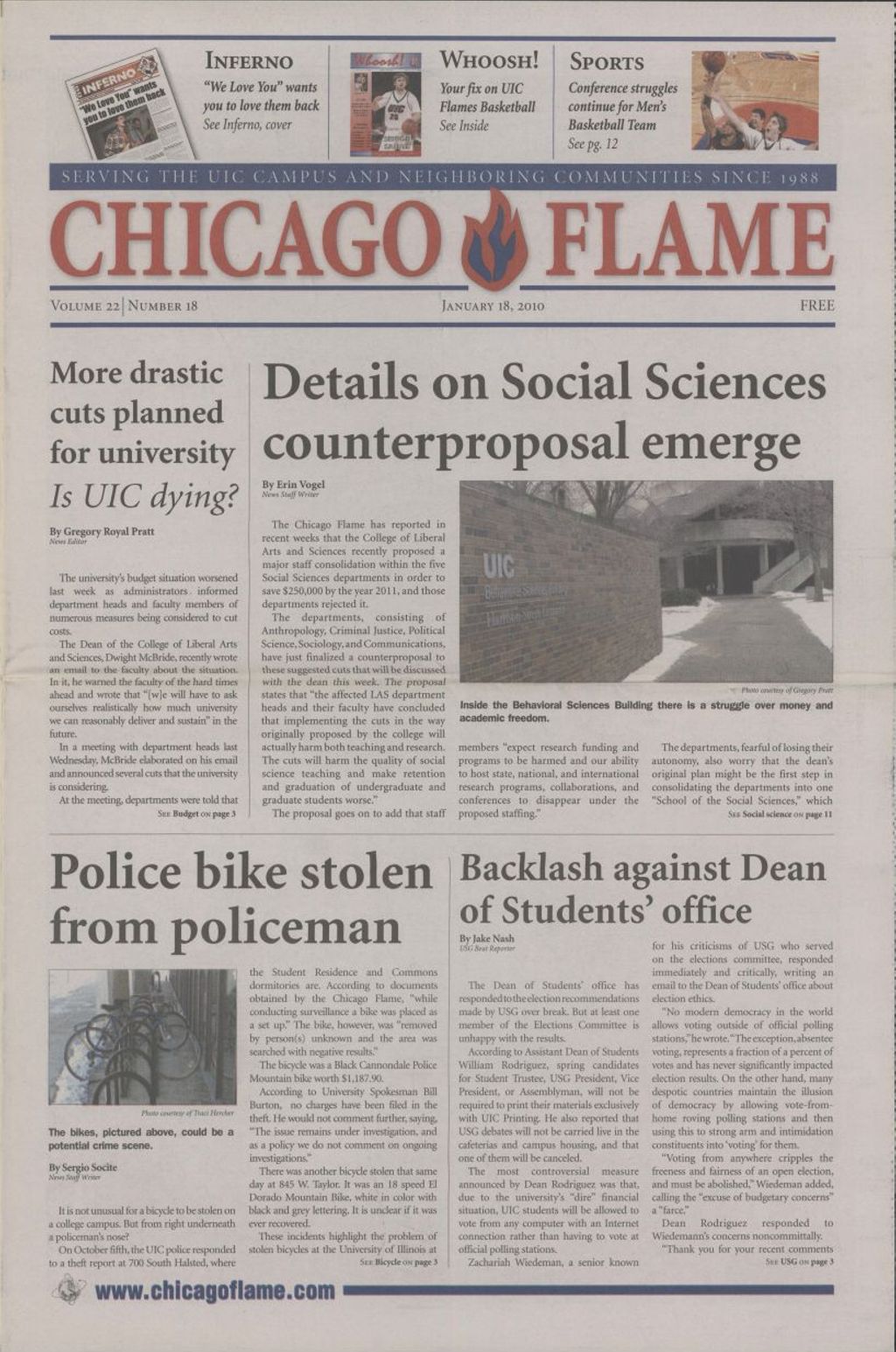 Chicago Flame (January 18, 2010)