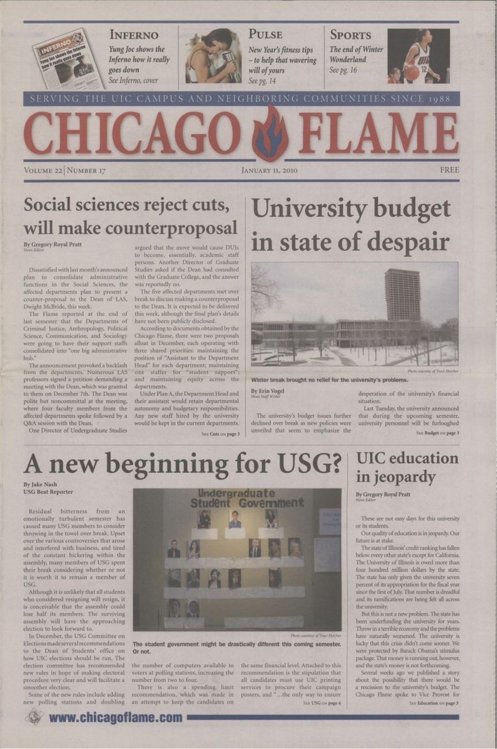 Chicago Flame (January 11, 2010)