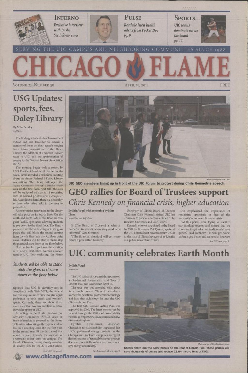 Chicago Flame (April 18, 2011)