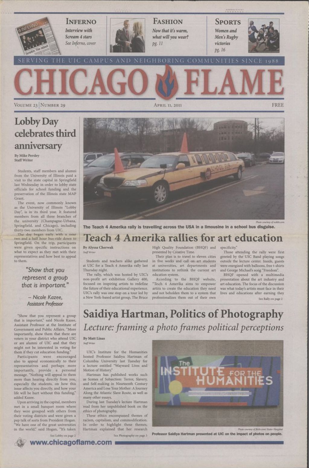 Chicago Flame (April 11, 2011)