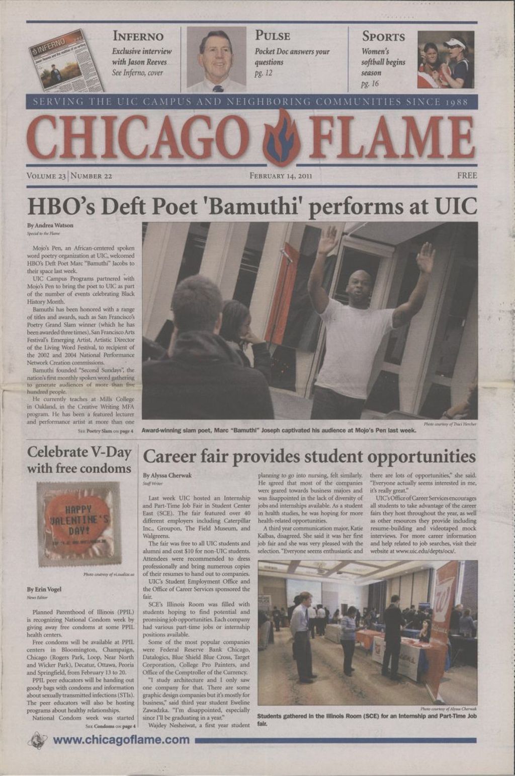 Chicago Flame (February 14, 2011)