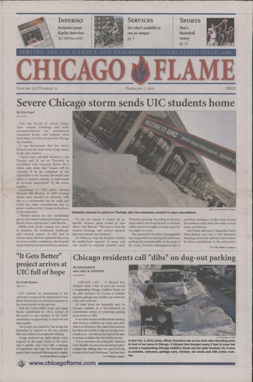 Chicago Flame (February 7, 2011)
