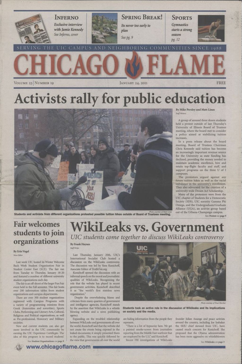 Miniature of Chicago Flame (January 24, 2011)
