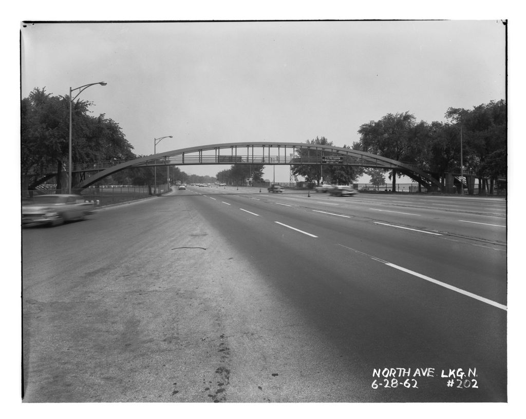 Miniature of Bridges, viaducts, and underpasses: N. Lake Shore Drive, North Ave. Pedestrian Overpass through Monroe St. Bridge (Folder 43)