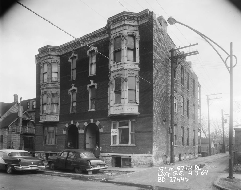Miniature of 57th Pl., West (151. 156-58); 57th St., East (1228); 58th St., West (3643); 59th St., West (21, 814, 1051, 1139, 2100-02) (Folder 503)
