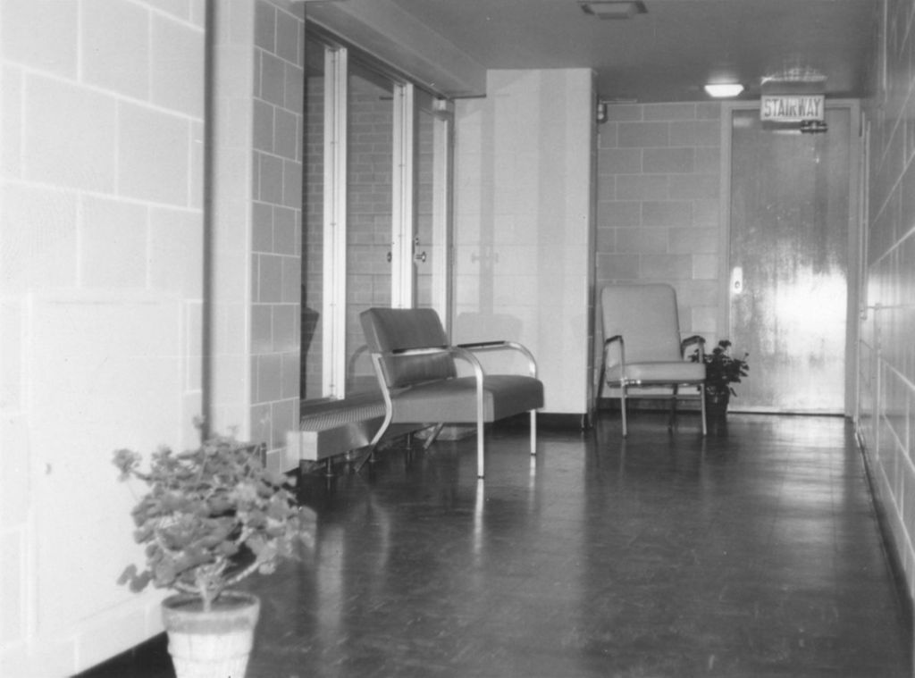 Miniature of Hallway or foyer at a senior center affiliated with Hull-House