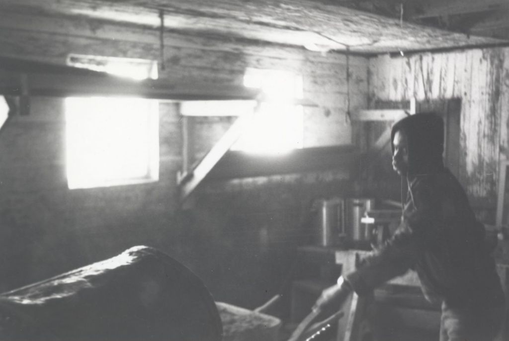 Young man at the Hull-House camp in Wisconsin