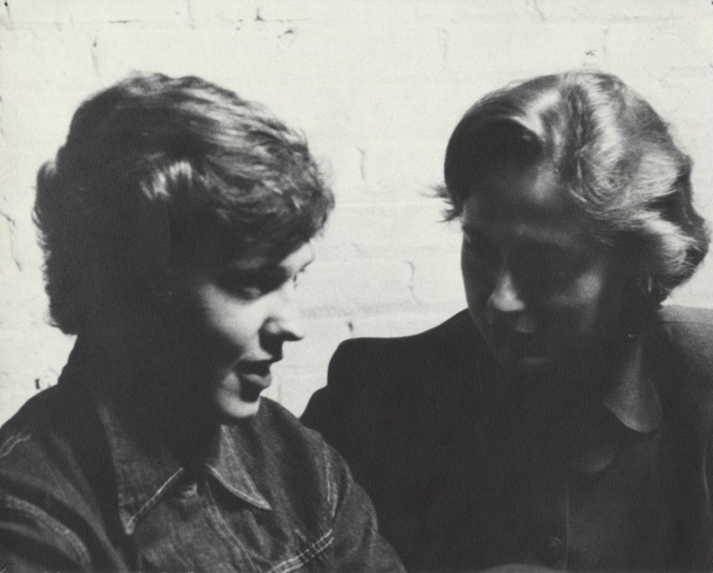 Miniature of Artist Maryette Charlton and Elizabeth Gruse, photographed by artist Margo Hoff