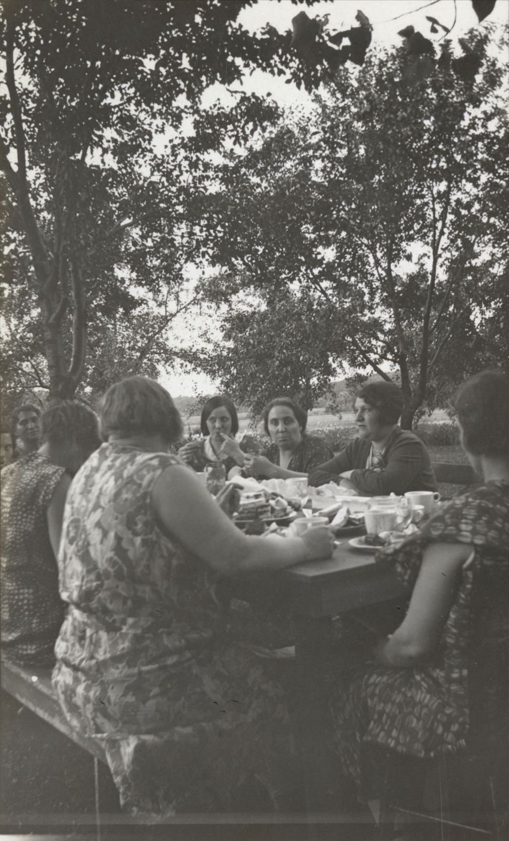 Miniature of Women dining alfresco
