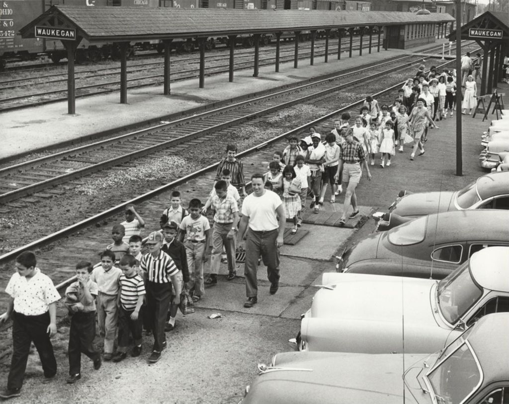 Miniature of Campers leaving Waukegan Station