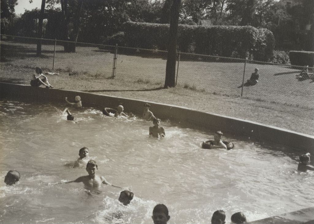 Miniature of Boys and girls in pool