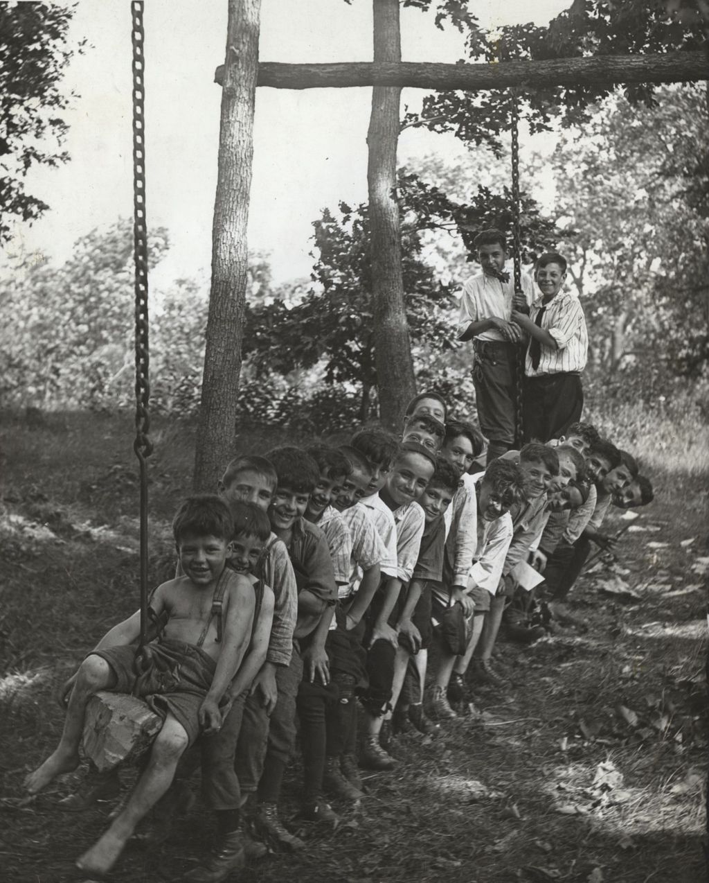 Miniature of Log Swing, Camp French