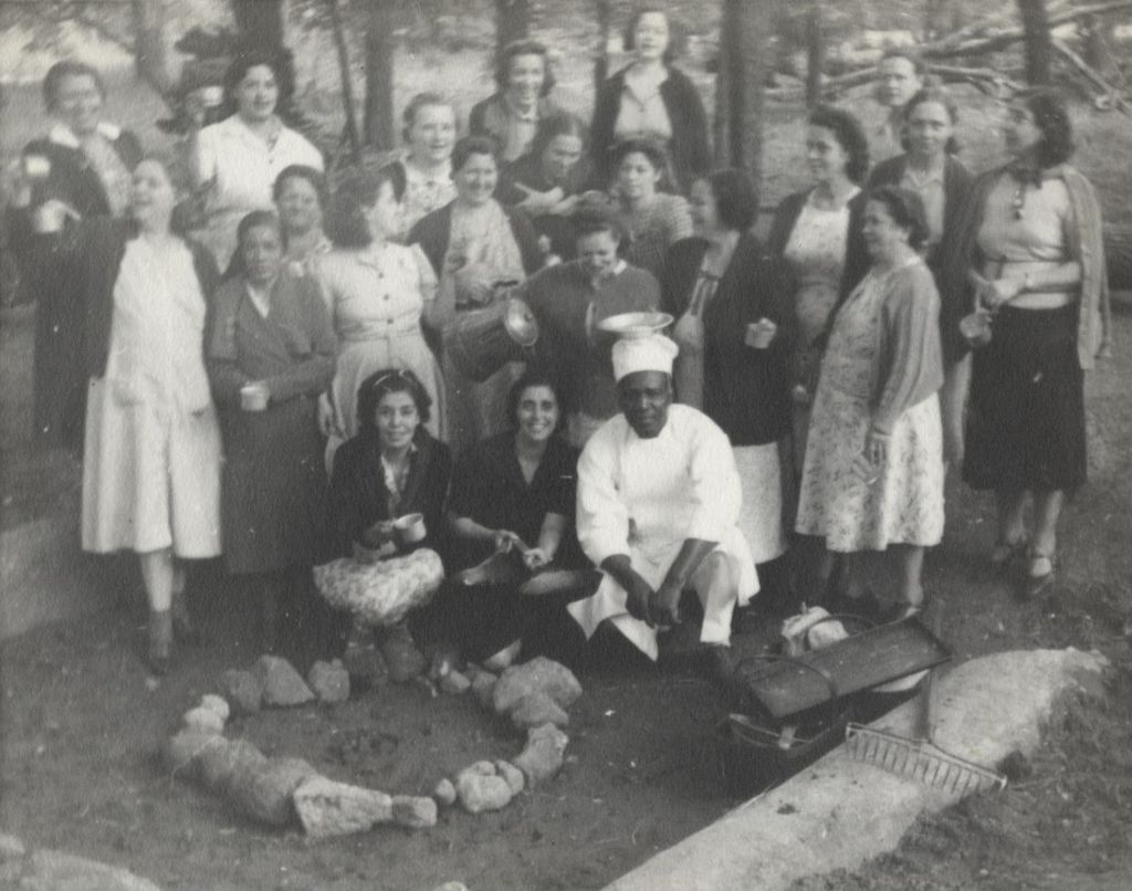 Miniature of Mothers' Barbecue, 1940 with Mr. Washington