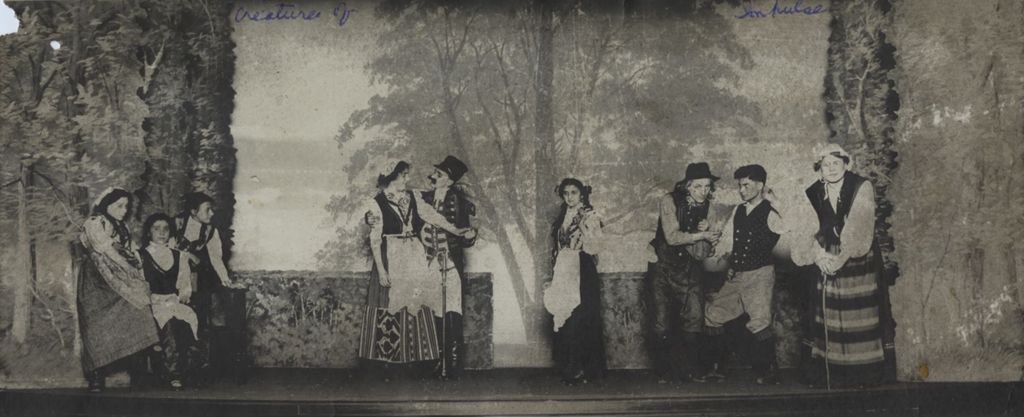 Miniature of Hull-House Theatre production of "Creatures of Impulse" by W.S. Gilbert and Alberto Randegger