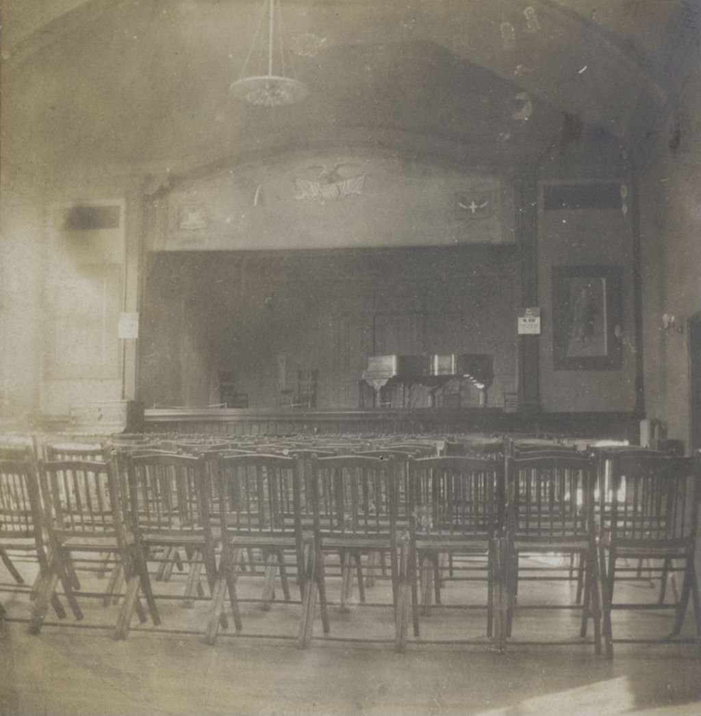 Miniature of Stage at Hull-House Auditorium