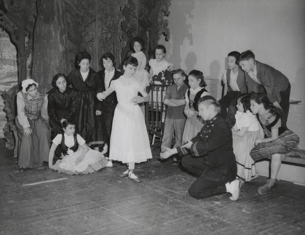 Miniature of "Red Shoes" rehearsal, May 1956