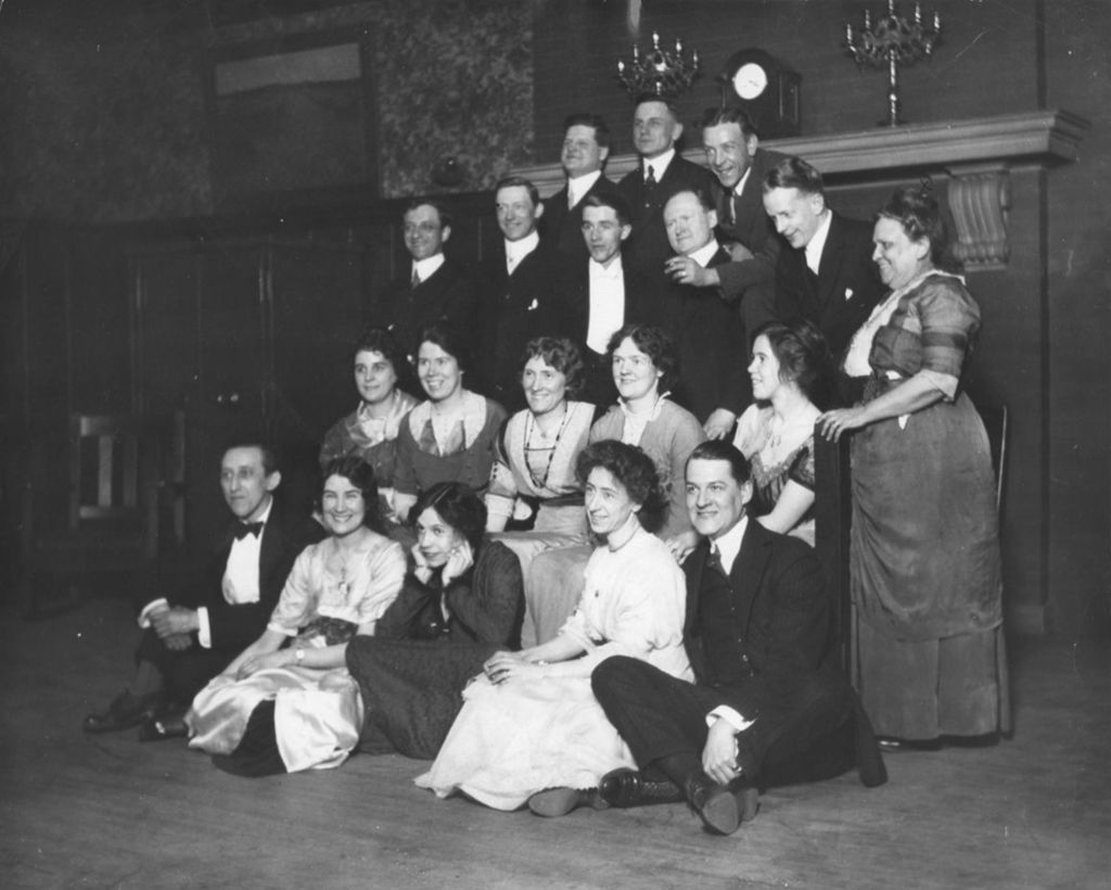 Miniature of Hull-House resident Laura Dainty Pelham posing with the Hull-House Players