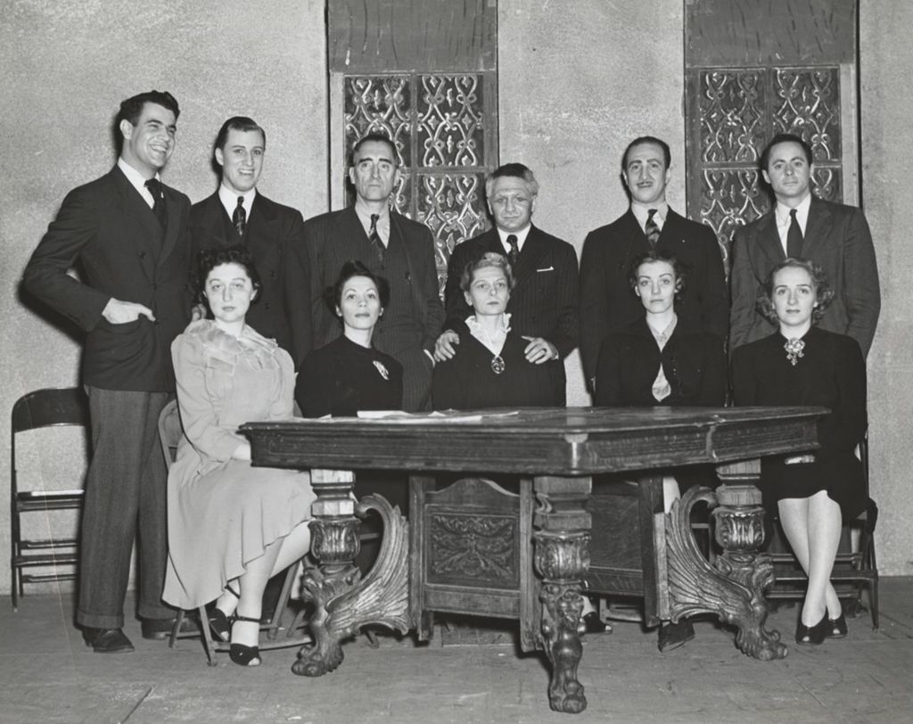 Cast of "Another Language" at Hull-House Theatre