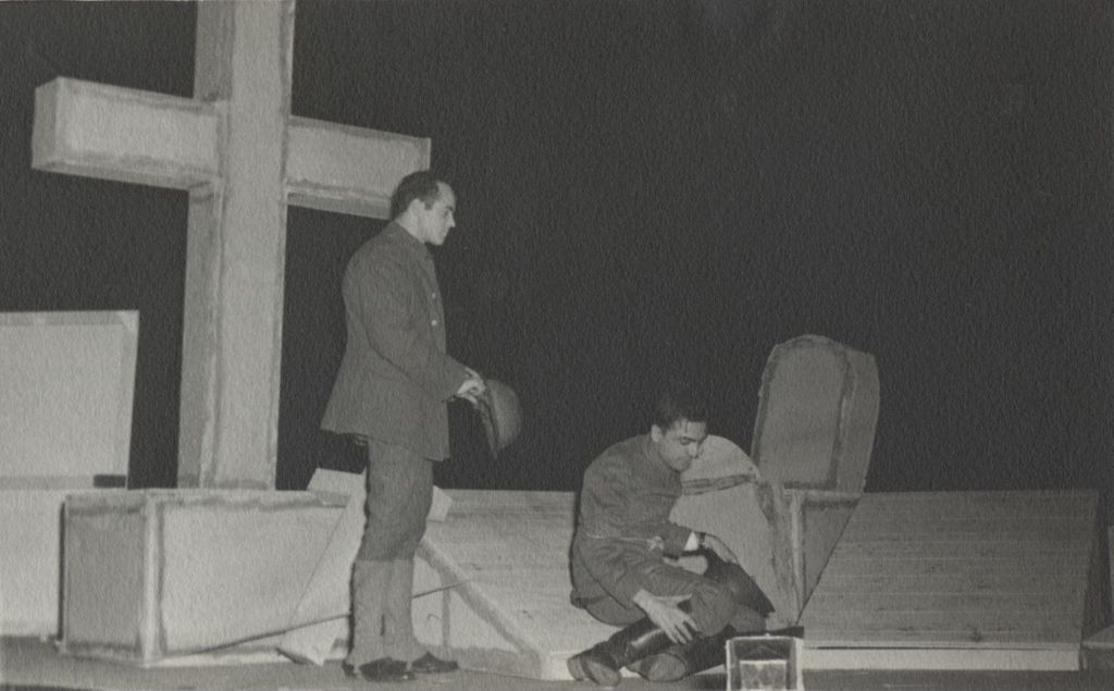 Miniature of Scene from a Hull-House Theatre performance of "Johnny Johnson"