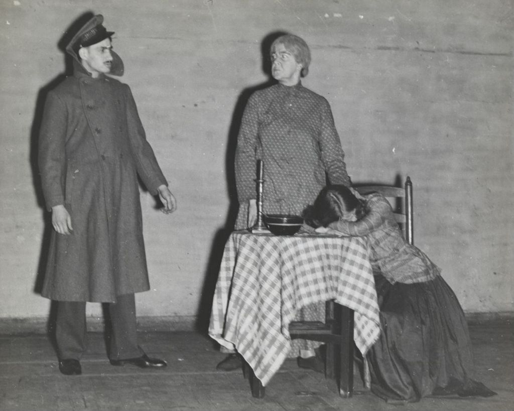 Scene from "Rush Light" as part of Hull-House Adult Education Program in theatre