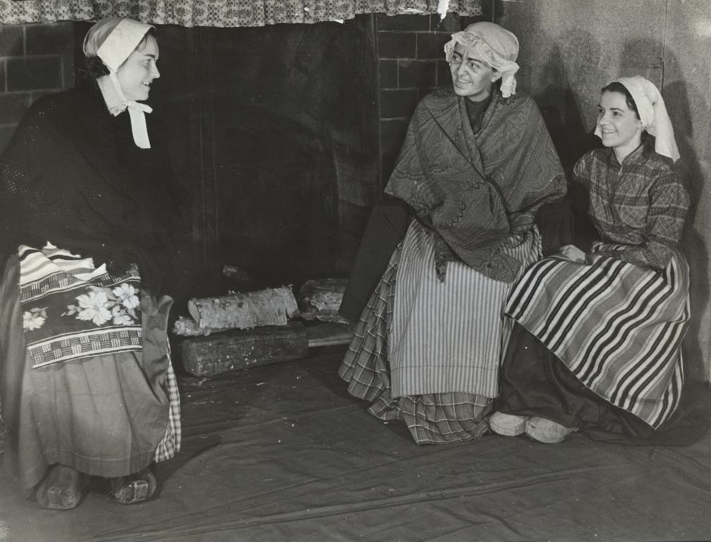 Scene from "The Good Hope" as part of Hull-House Adult Education Program in theatre