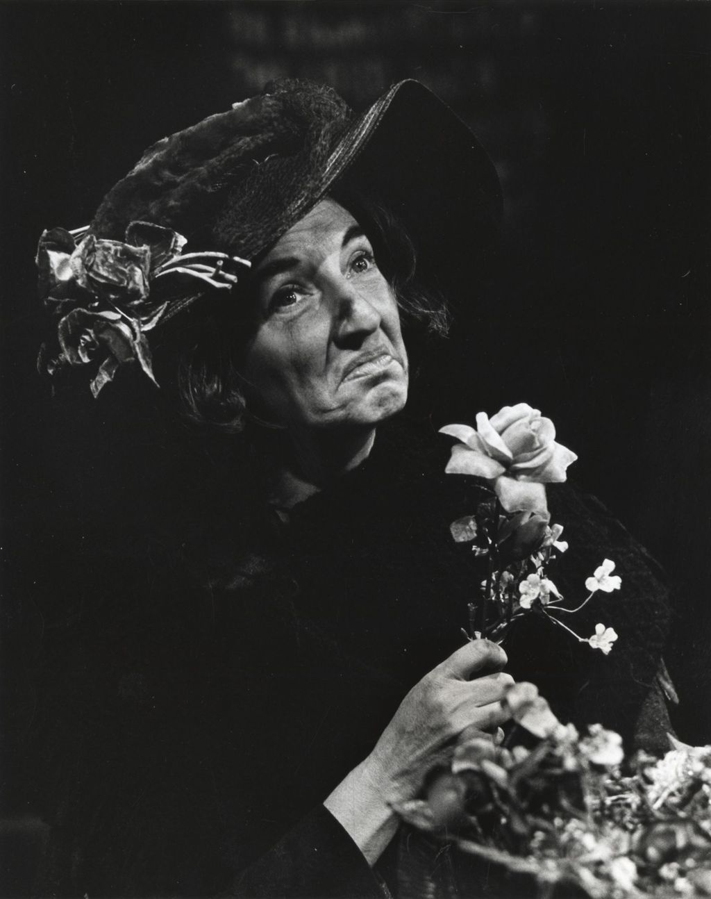 Rose Bormacher on stage in a production of "The Threepenny Opera" at Hull-House Theater
