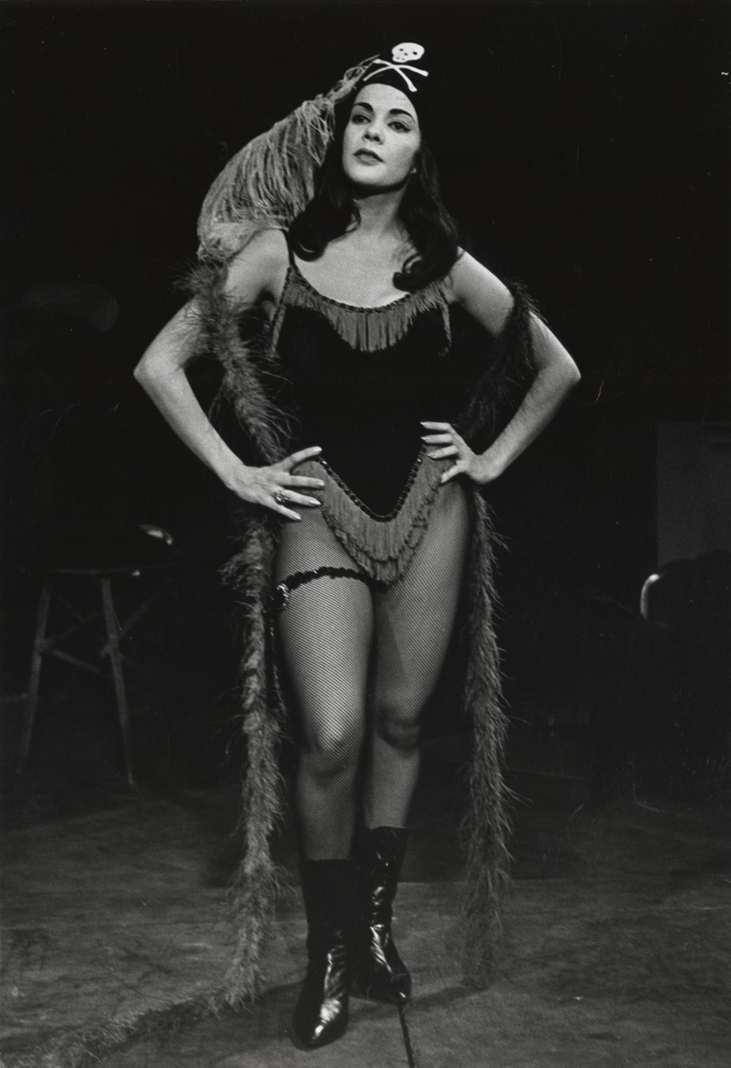 Patricia Kearney on stage in a production of "The Threepenny Opera" at Hull-House Theater