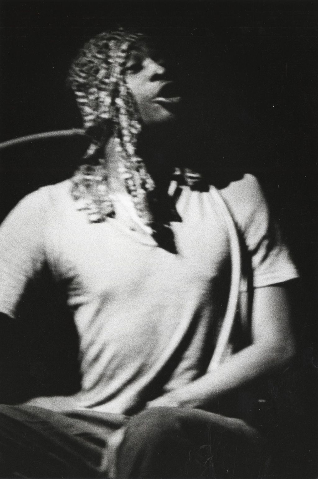 Bill Terry on stage in a production of "The Connection" at Hull-House Sheridan playhouse