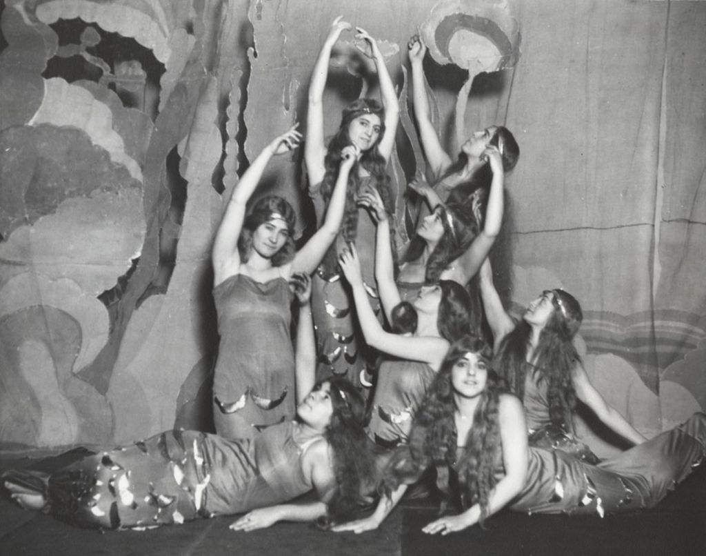 Performers from Hull-House production of "The Merman's Bride"