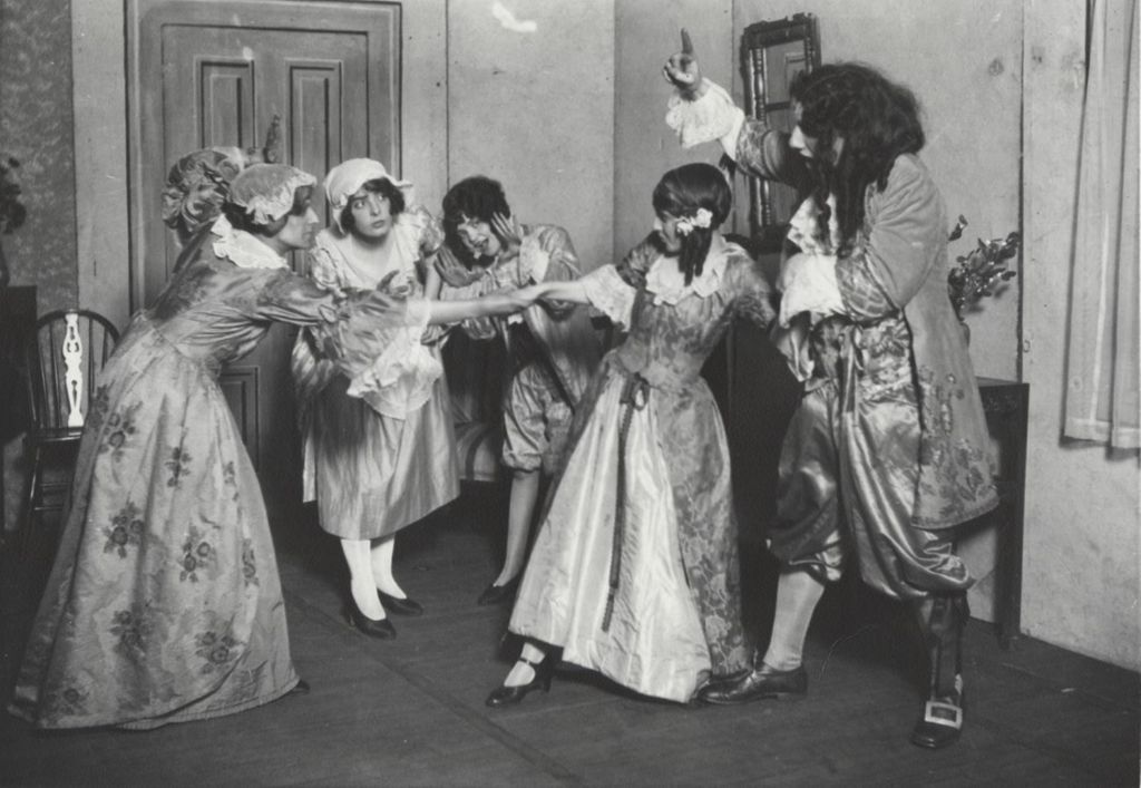 Actors in a production of "Le Bourgeois gentilhomme" at Hull-House