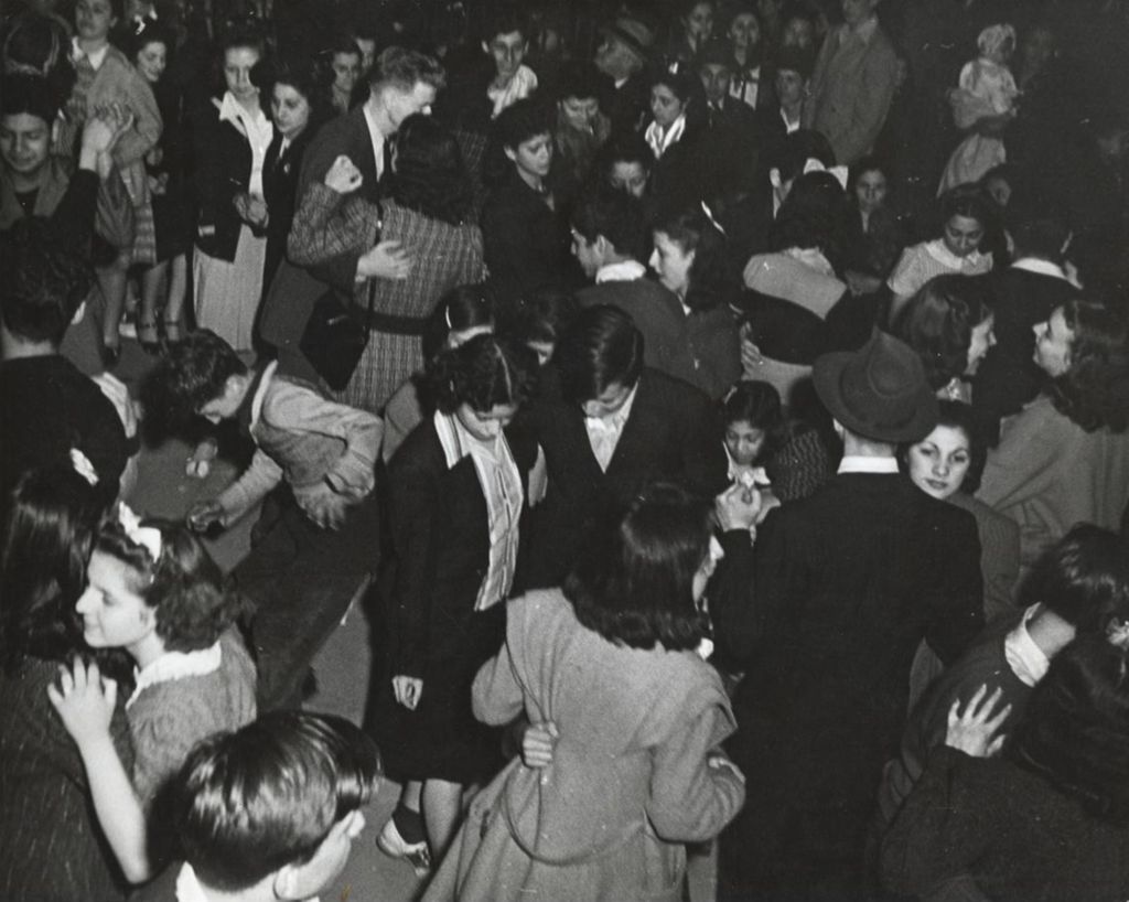 Teenagers at a dance held to celebrate Hull-House 50th Anniversary