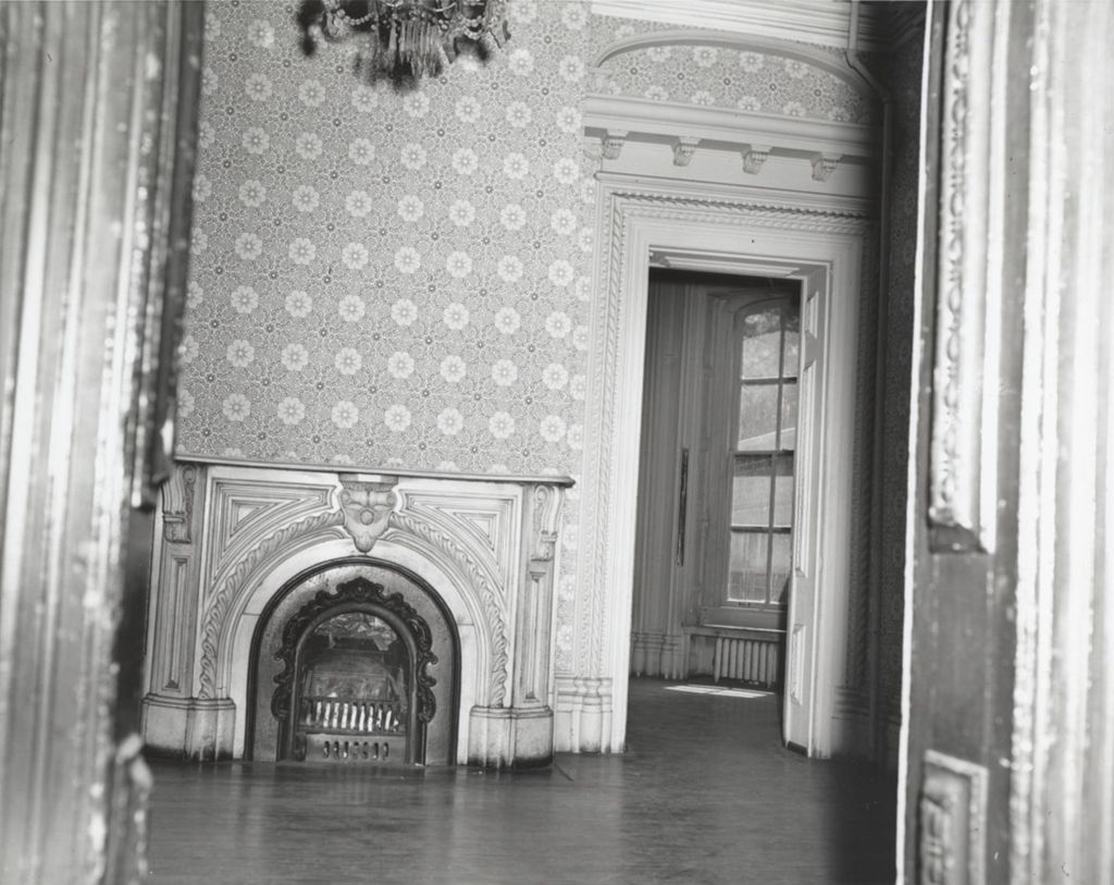 Miniature of Southeast parlor in Hull-House prior to its renovation