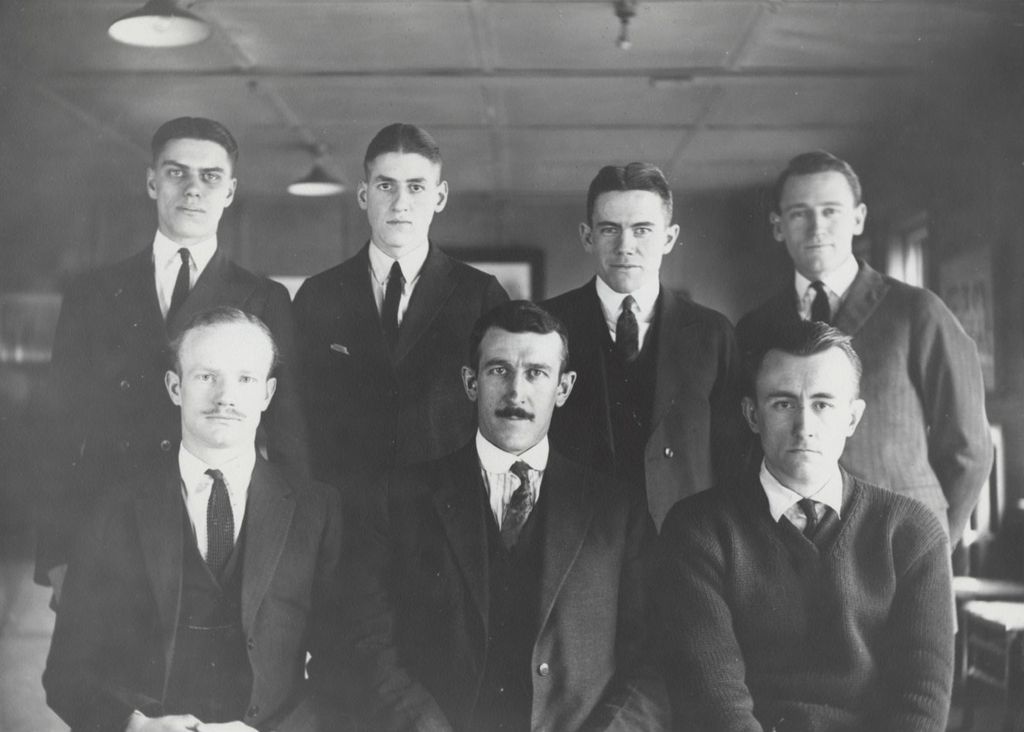 Seven male Hull-House instructors