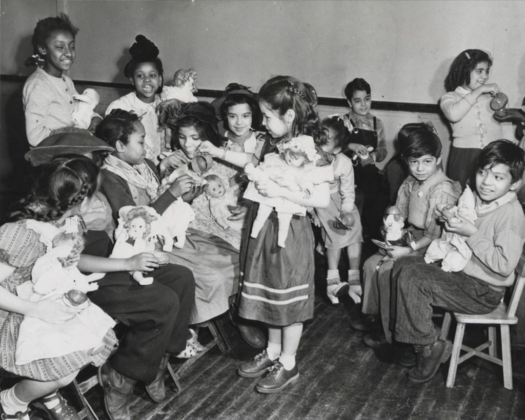 Children's tea party at Hull-House