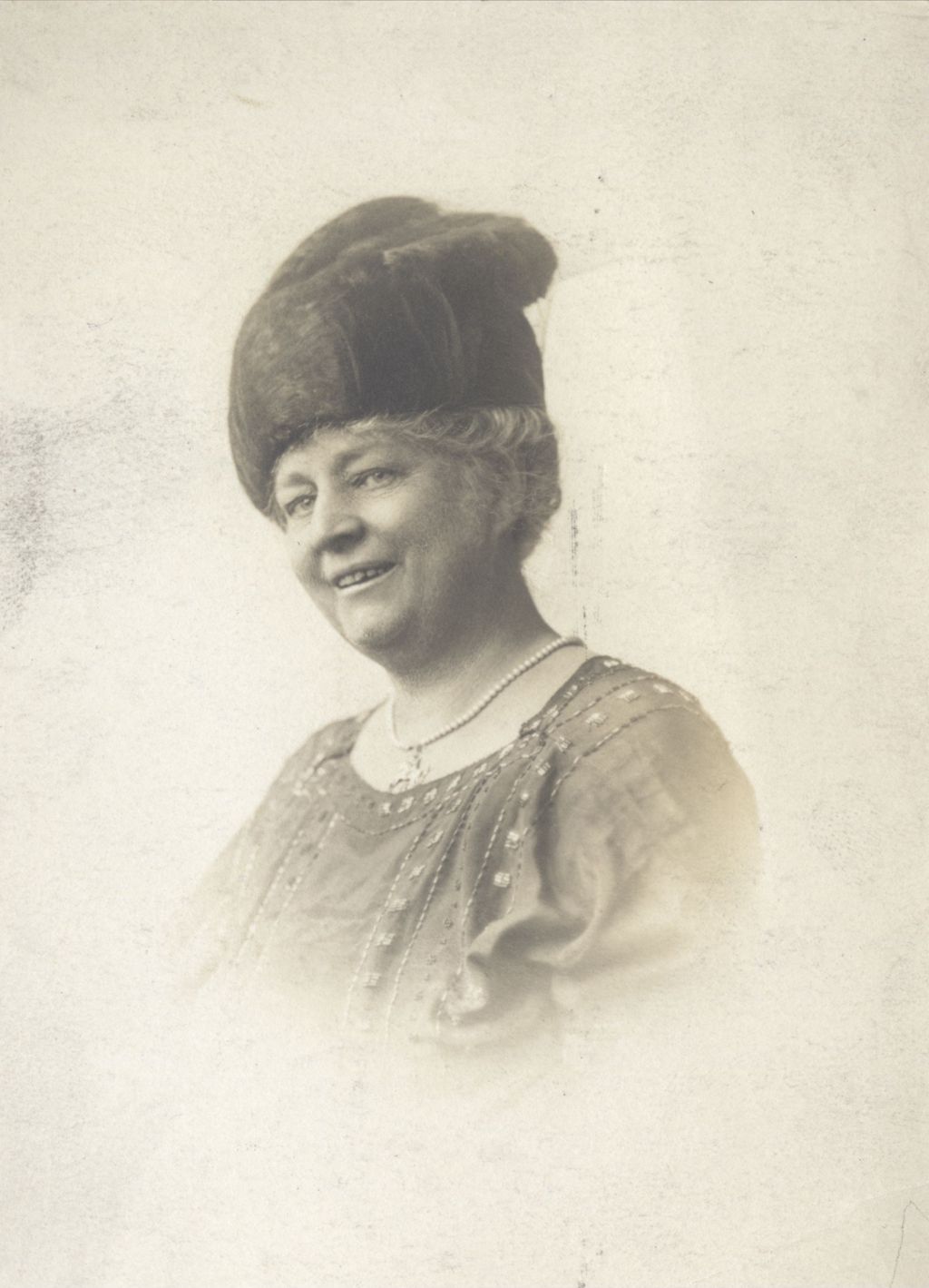 Miniature of Unidentified woman wearing a hat