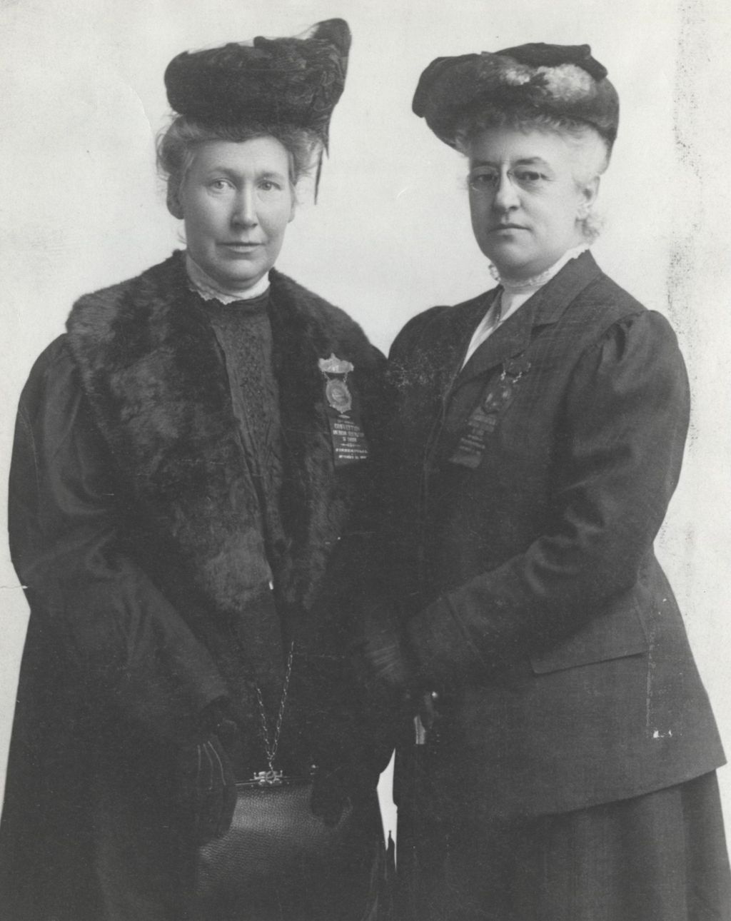 Mary Kenney O'Sullivan and Mary McDowell at the 1906 American Federation of Labor convention