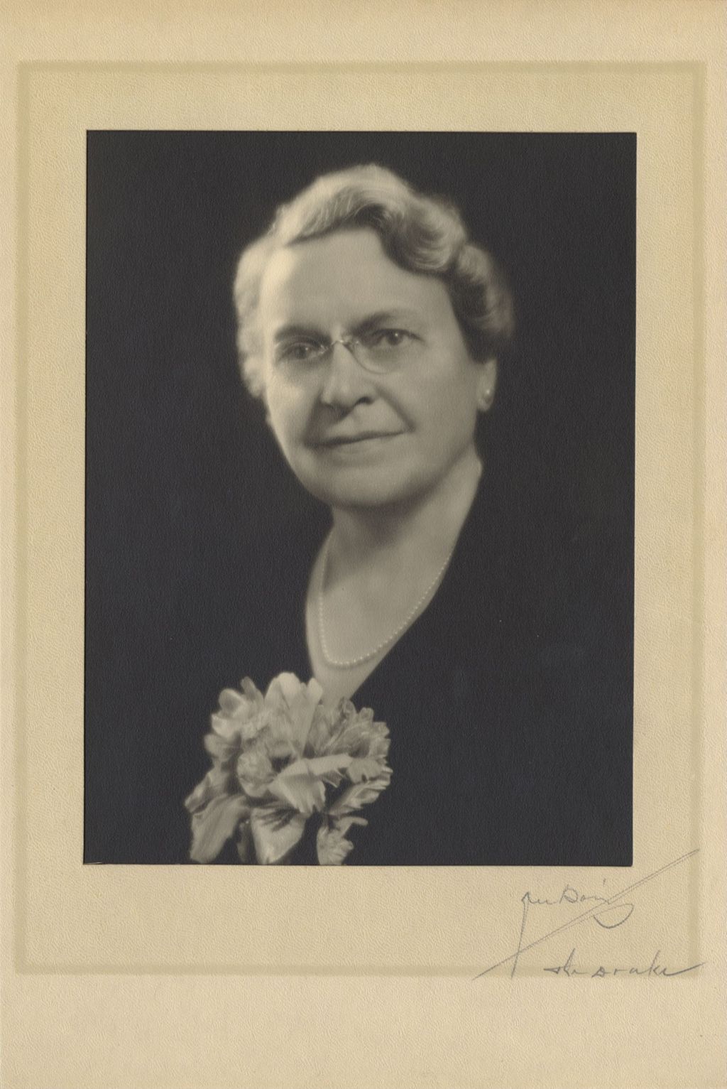 Miniature of Hull-House resident Gertrude H. Britton
