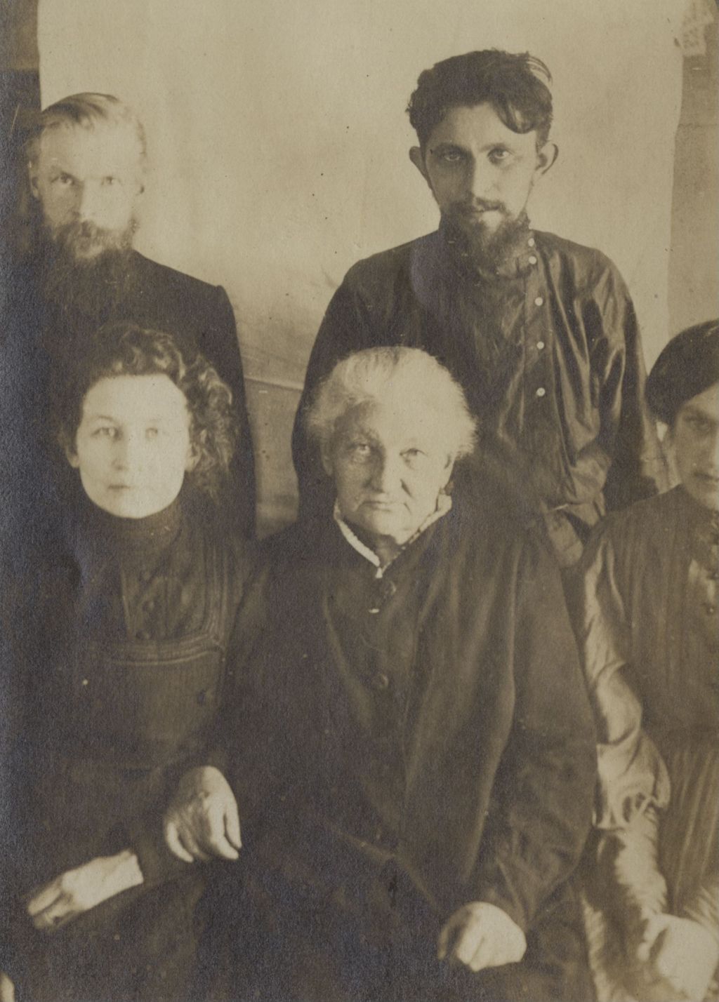 Miniature of Russian revolutionary Catherine Breshovsky and four others