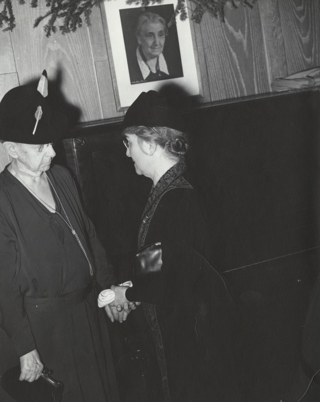 Louise de Koven Bowen and Dr. Rachelle Yarros at Hull-House