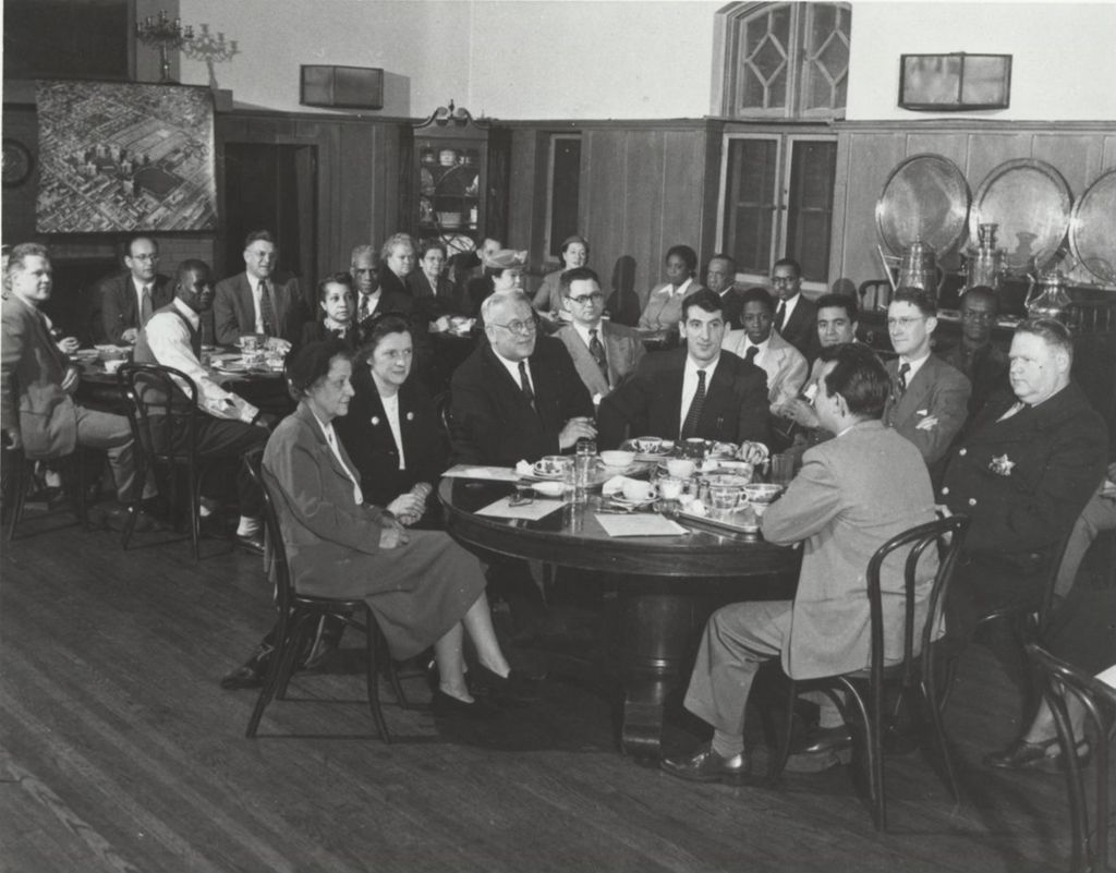 Meeting of the Near West Side Community Council in the Hull-House Residents' Dining Hall