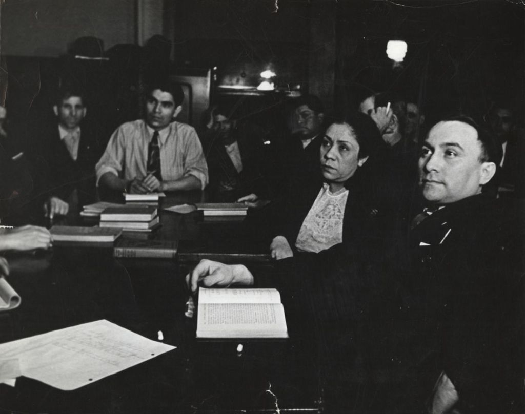 Citizenship class at Hull-House