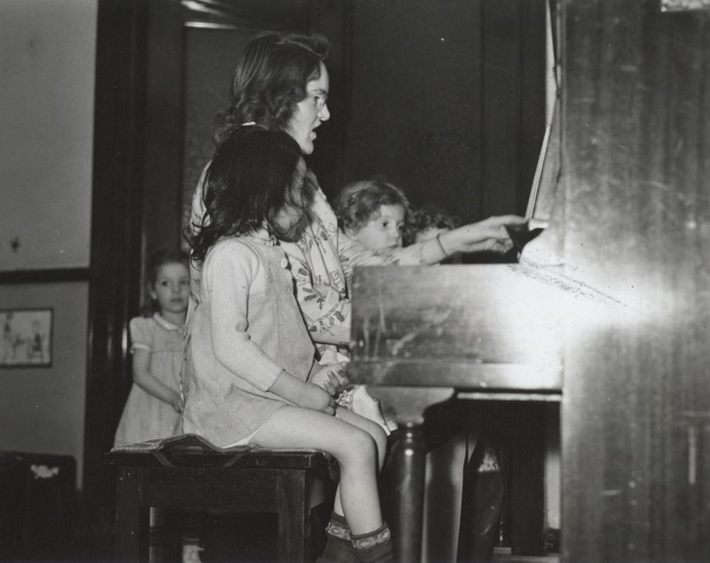 Miniature of Piano lesson at Hull-House