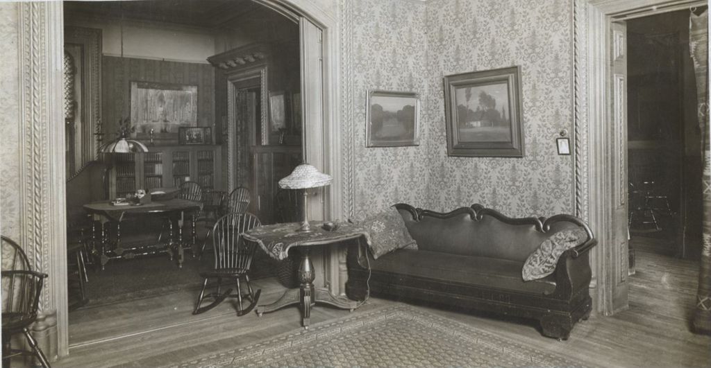Miniature of Double parlor on the south side of Hull Mansion