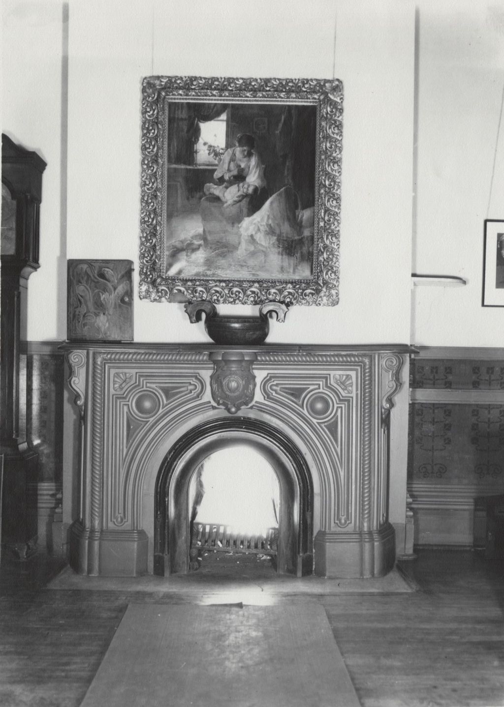 Miniature of Fireplace in Hull-House reception room