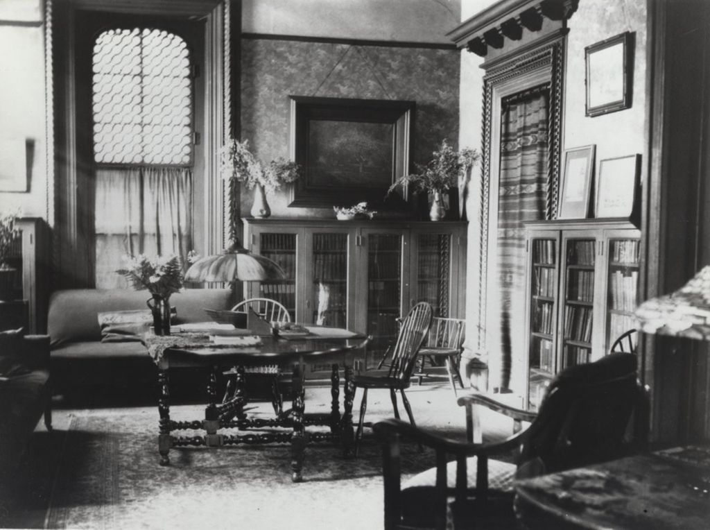 Miniature of Southwest parlor in Hull Mansion