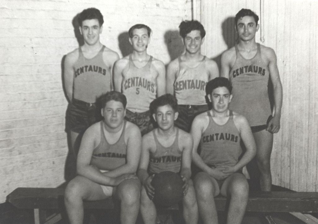 Miniature of Group photo of the Centaurs men's basketball team