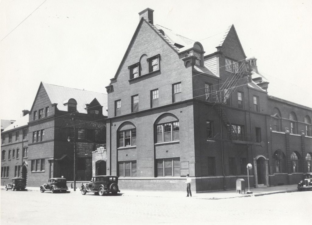 Hull-House complex, corner of Polk St. and Halsted